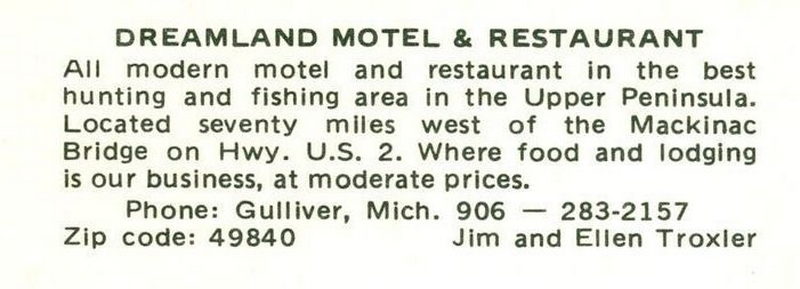 Dreamland Motel - Postcard